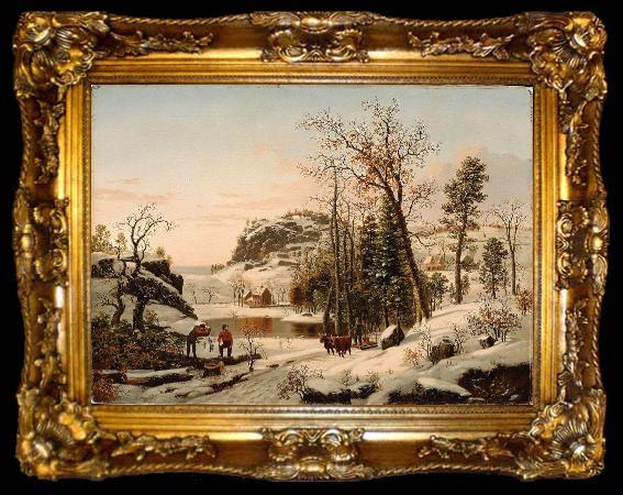 framed  Samuel Lancaster Gerry New England Early Winter, ta009-2
